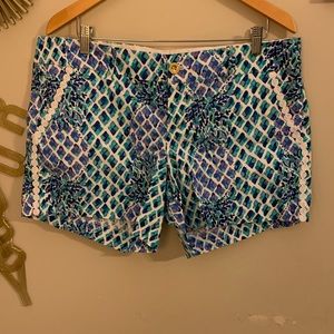 Callahan blue pineapple shorts